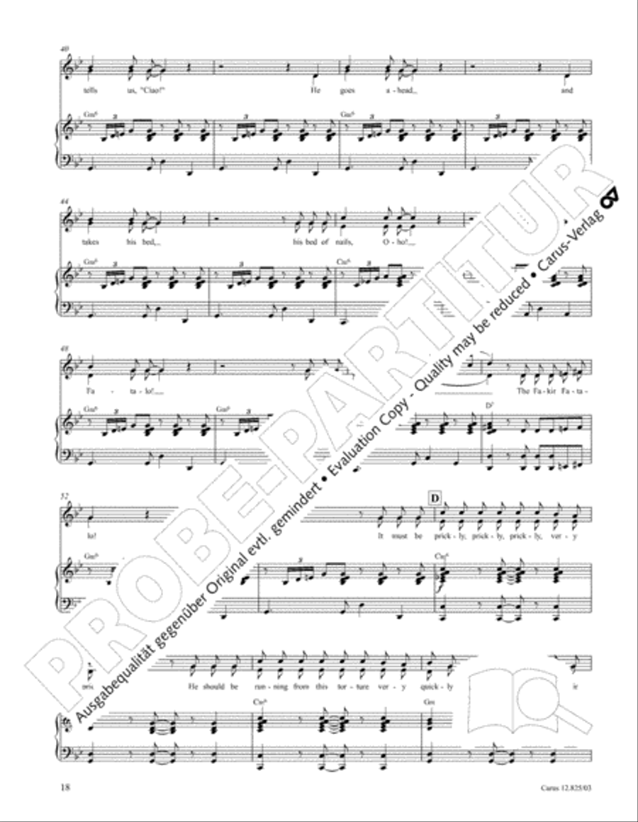 Circus Allegro Circus Allegro Choir scores gallery preview page 19