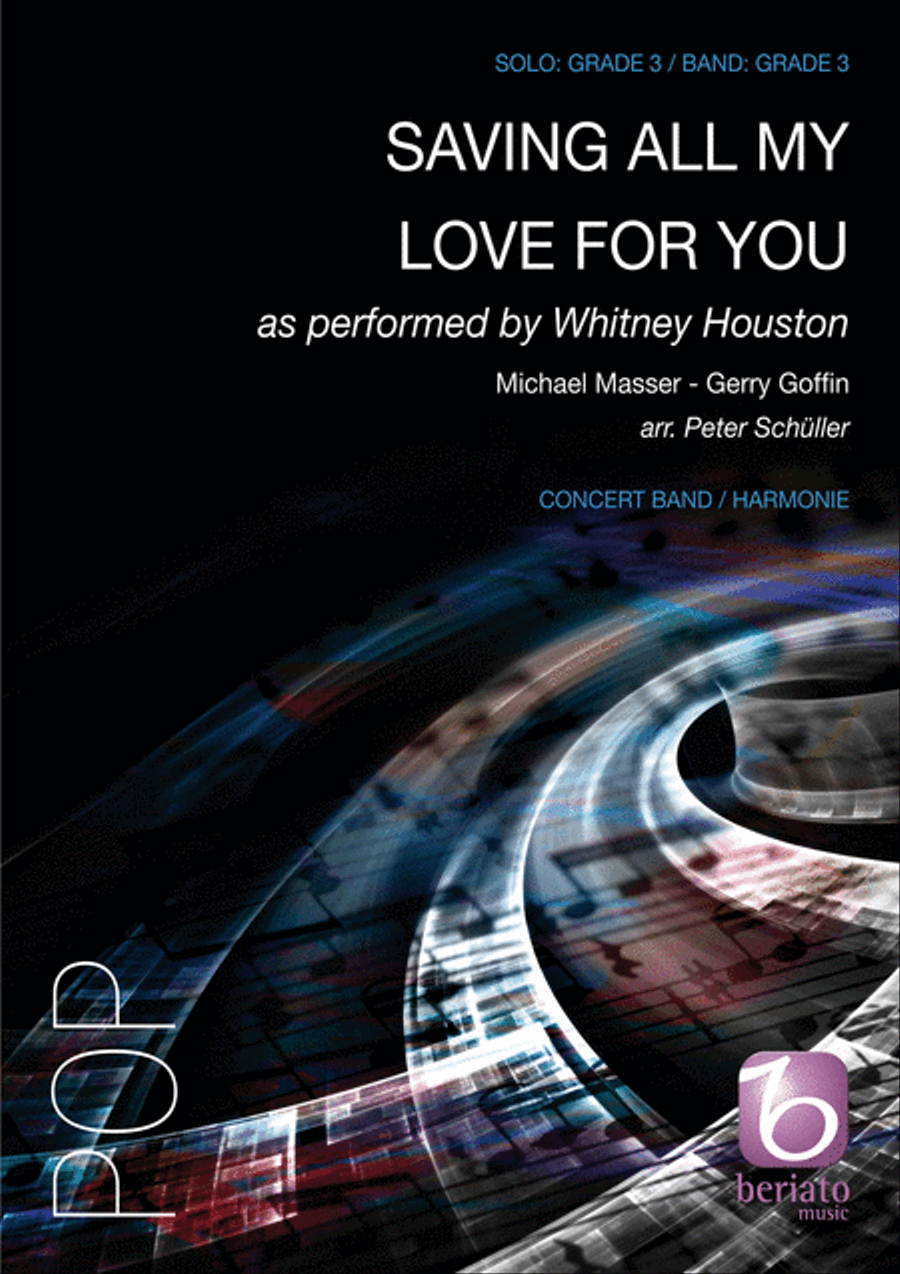 Saving All My Love For You Concert Band scores gallery preview page 1