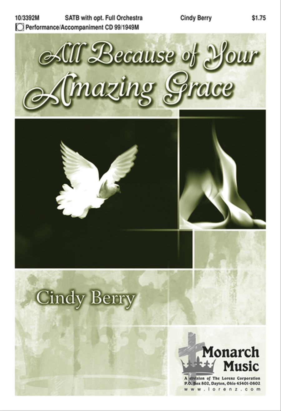 All Because of Your Amazing Grace 4-Part scores gallery preview page 1