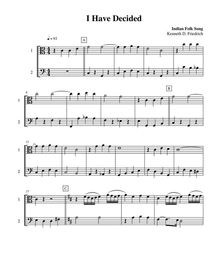 Ten Selected Hymns for the Performing Duet, Vol. 4 - viola and cello String Duet scores gallery preview page 5