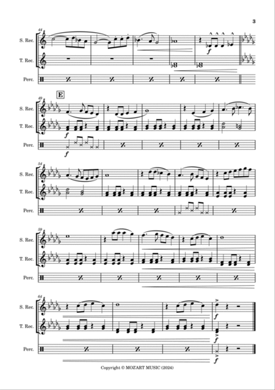 Tari Tualang Tiga Tari Tualang Tiga Chamber Music scores gallery preview page 5