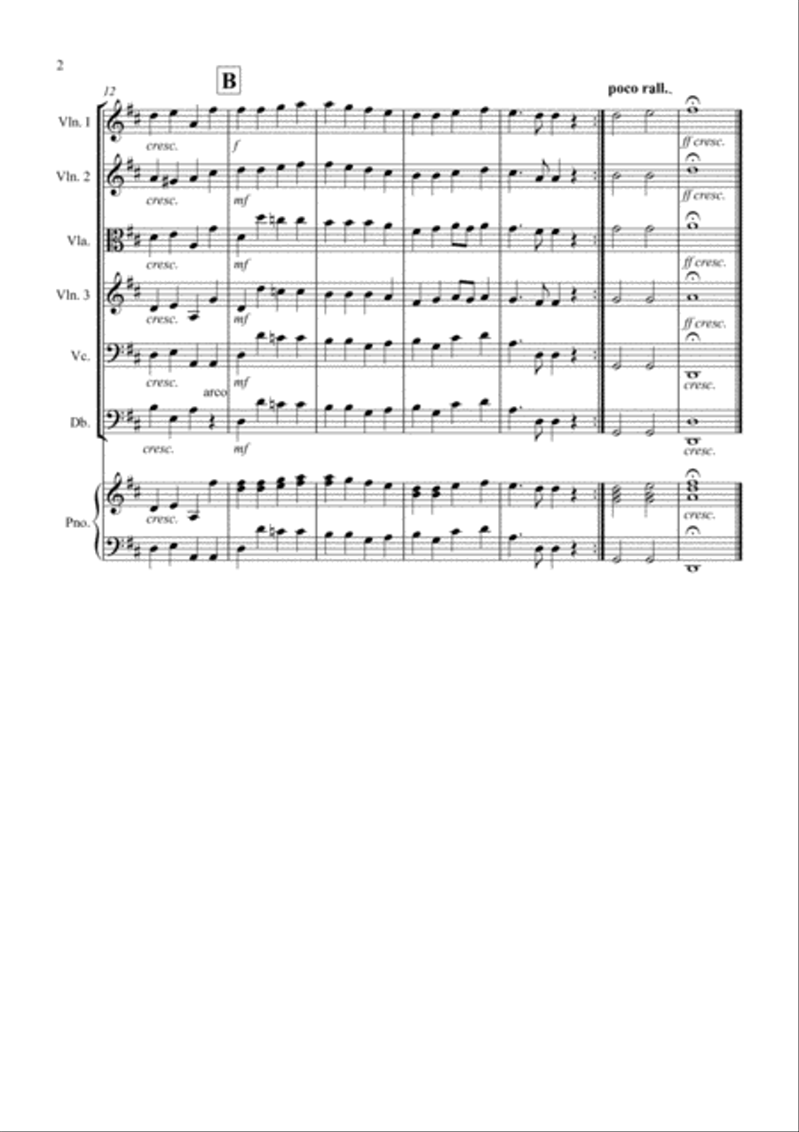 Ode To Joy for String Orchestra String Orchestra scores gallery preview page 2