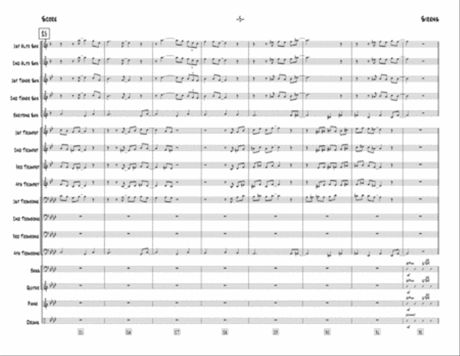 Sirens A Cappella scores gallery preview page 6