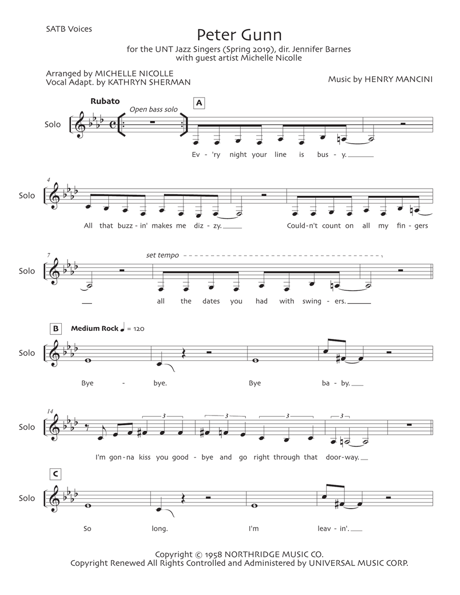 Peter Gunn Divisi scores gallery preview page 2