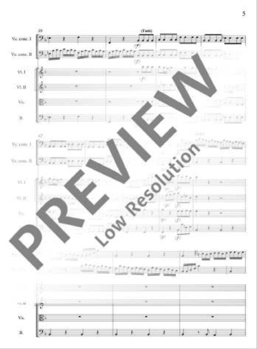 Concerto G minor String Orchestra scores gallery preview page 14