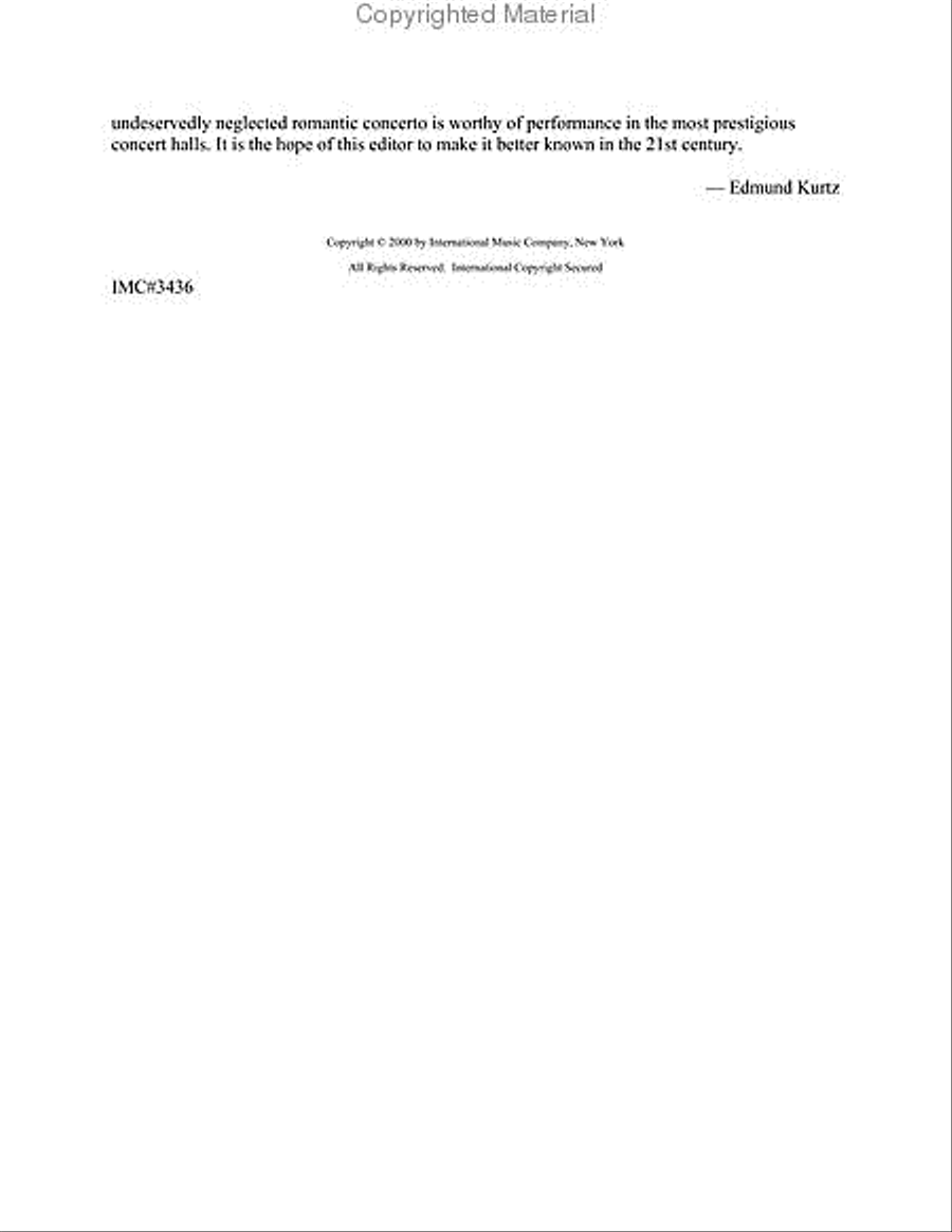 Concerto In A Minor, Opus 33 Piano Accompaniment scores gallery preview page 4