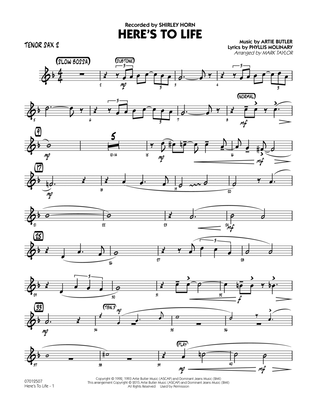 Here's To Life (Key: C minor) - Tenor Sax 2