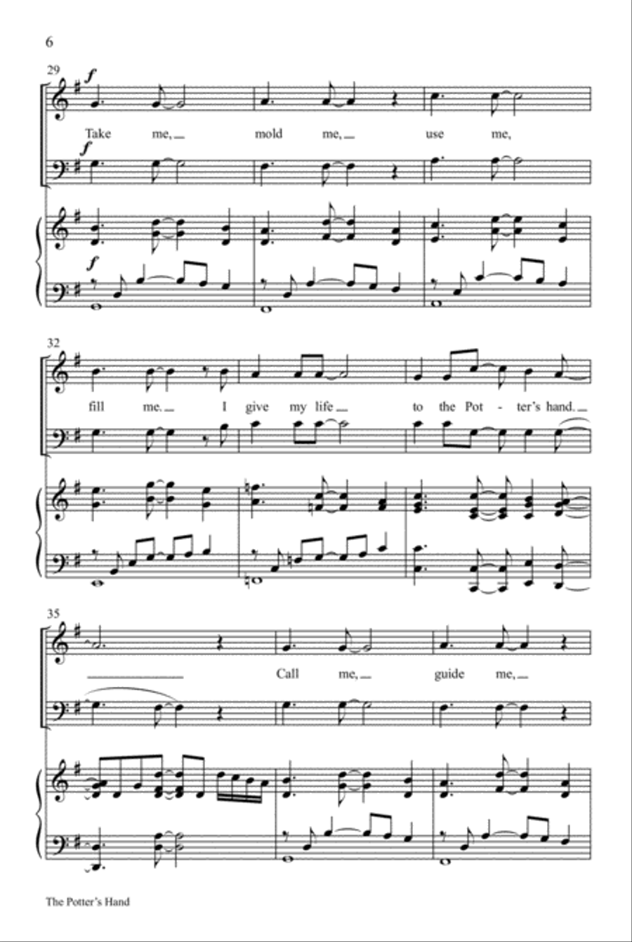 The Potter's Hand Choir scores gallery preview page 6