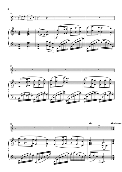 Andante For Solo Violin and Strings (Violin and Piano Arrangement)