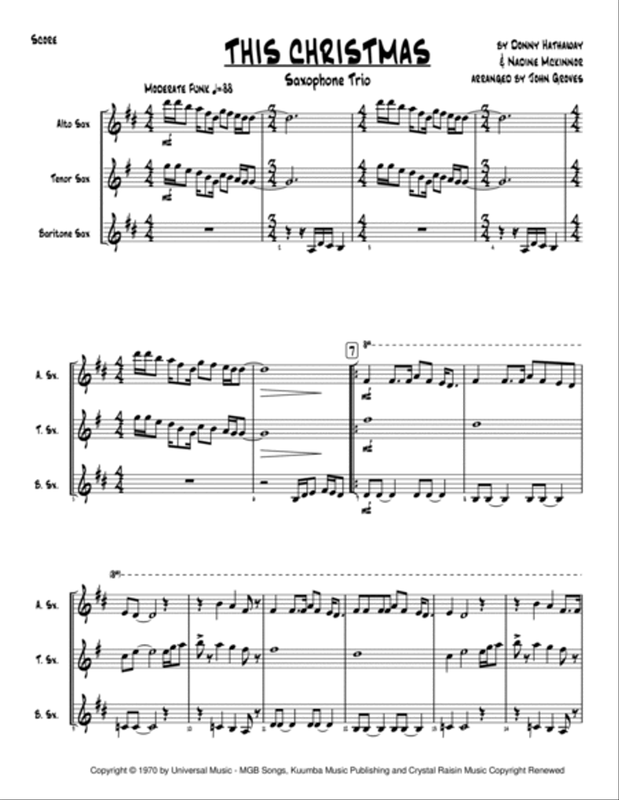This Christmas Woodwind Trio scores gallery preview page 2
