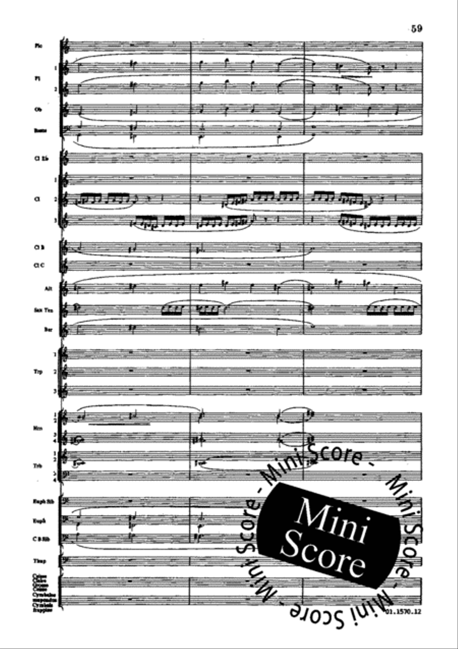 Poeme du Feu Concert Band scores gallery preview page 65