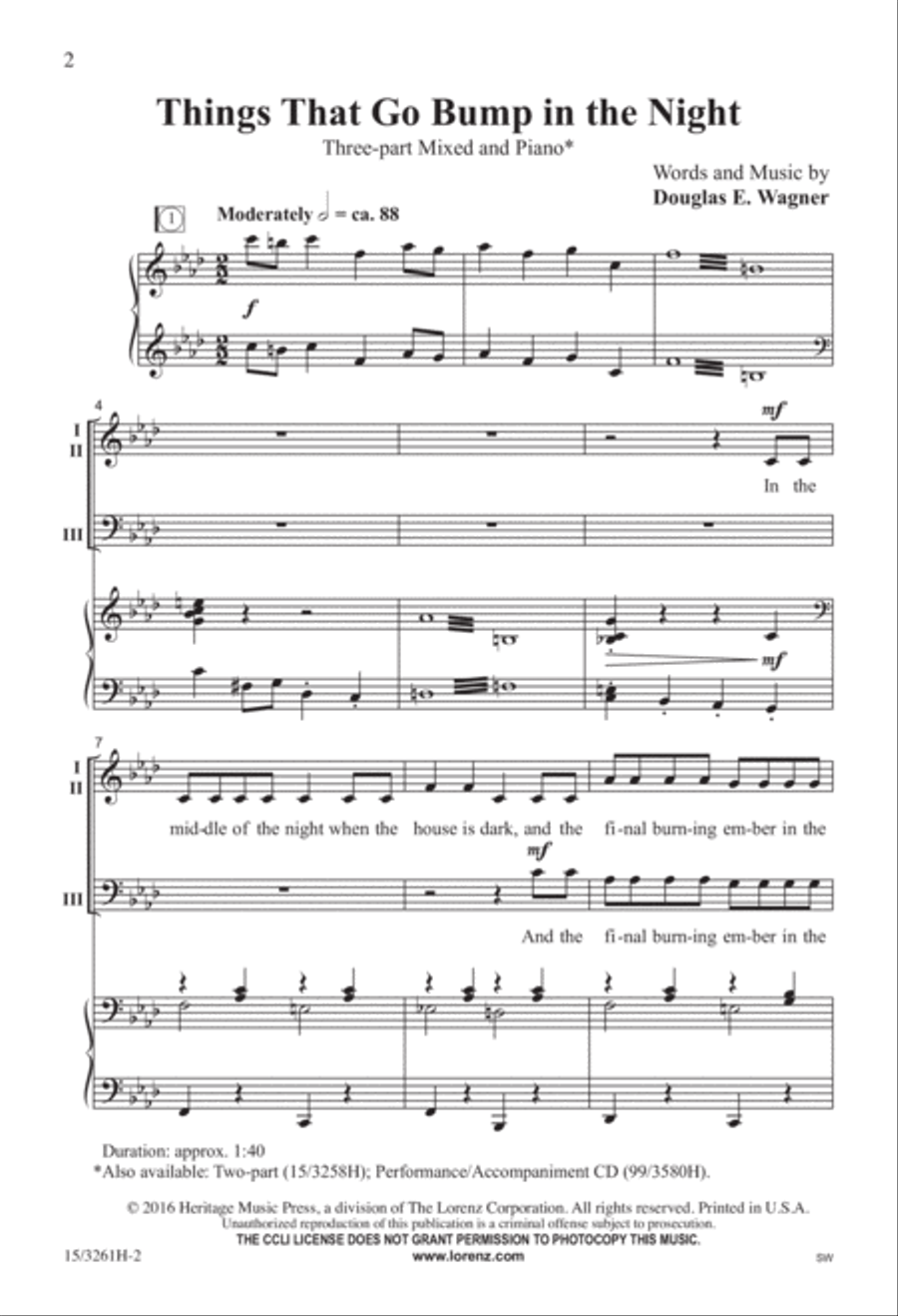 Things That Go Bump in the Night 3-Part scores gallery preview page 2