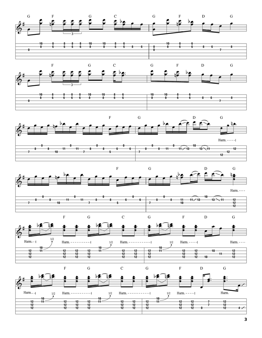 Cluck Old Hen Acoustic Guitar scores gallery preview page 3