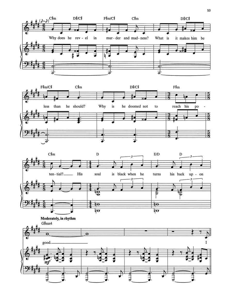 I Need To Know (from Jekyll & Hyde) (2013 Revival Version) Voice scores gallery preview page 2