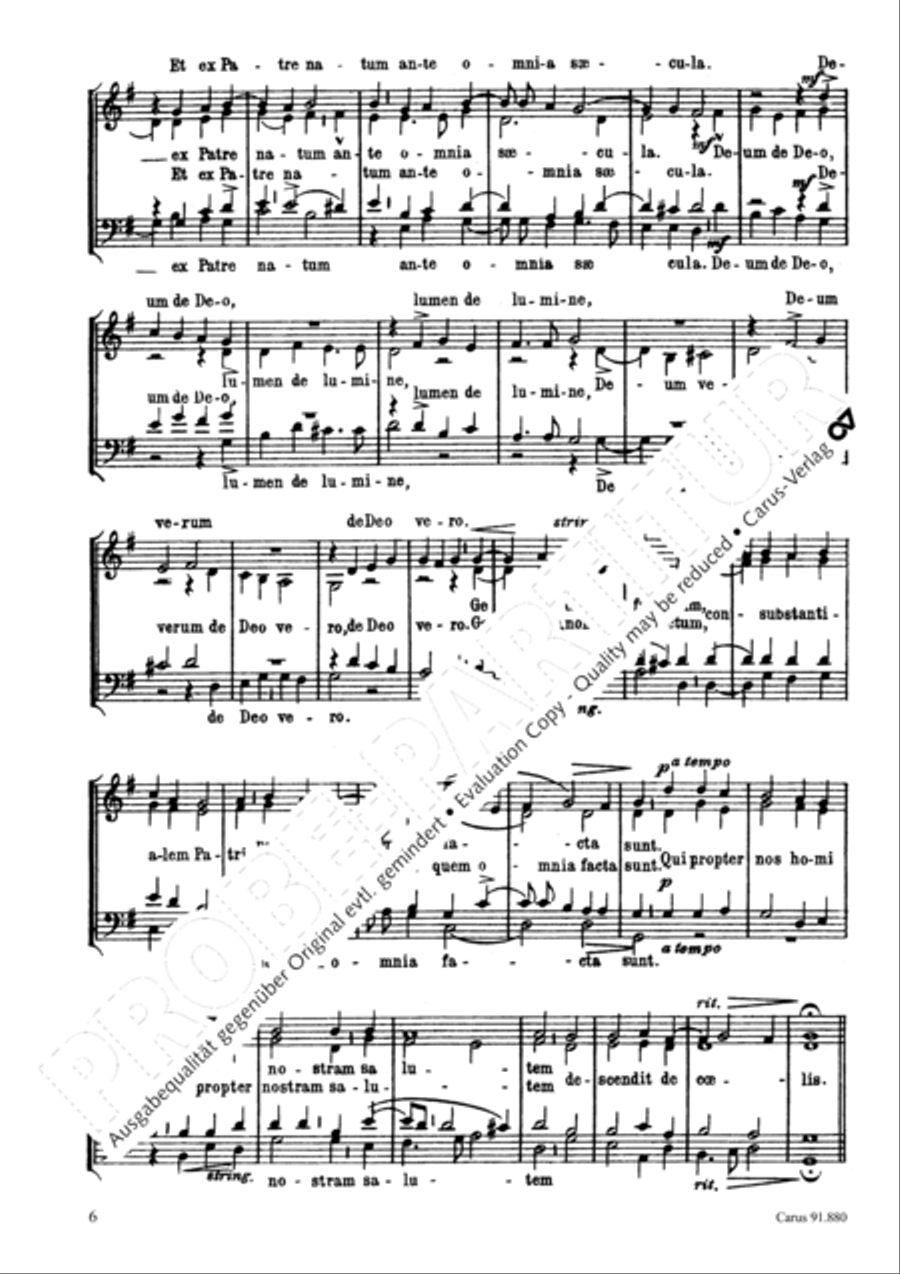 Missa Sine Nomine 4-Part scores gallery preview page 7