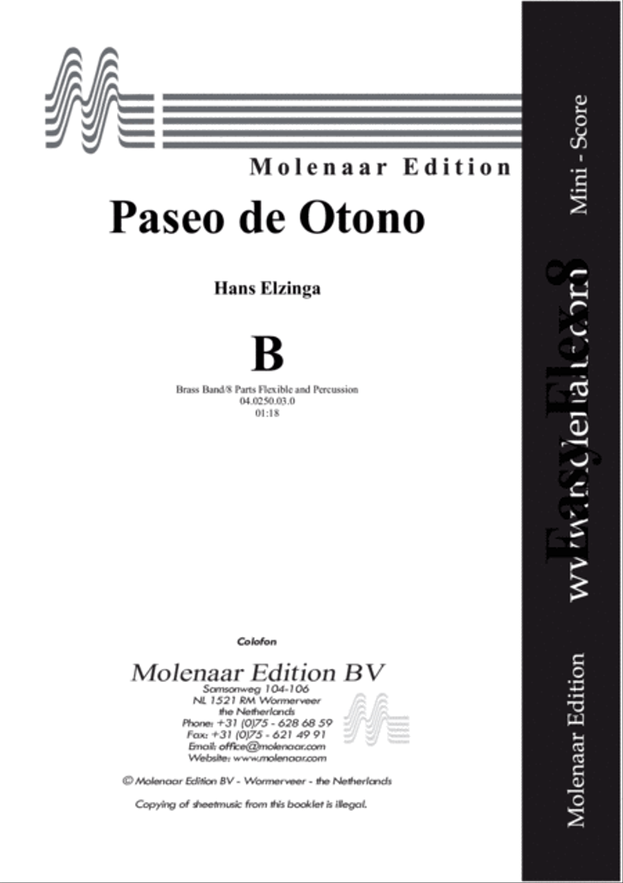 Paseo de Otono Brass Band scores gallery preview page 2