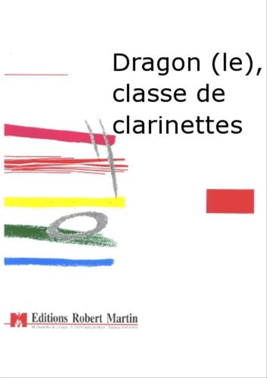 Le Dragon, classe de clarinettes Clarinet scores gallery preview page 1