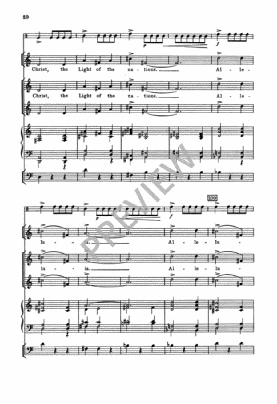 Christ, the Light of the Nations 2-Part scores gallery preview page 11