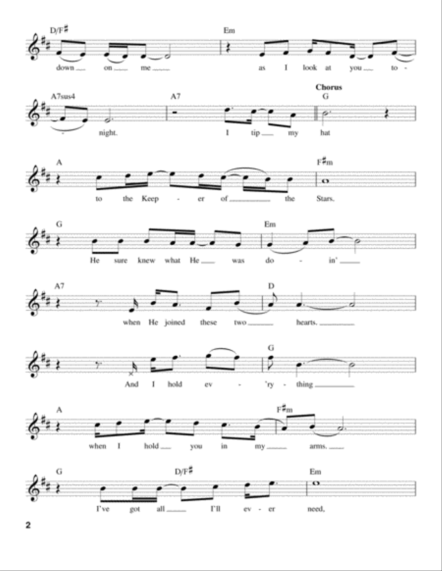 The Keeper Of The Stars Voice scores gallery preview page 2