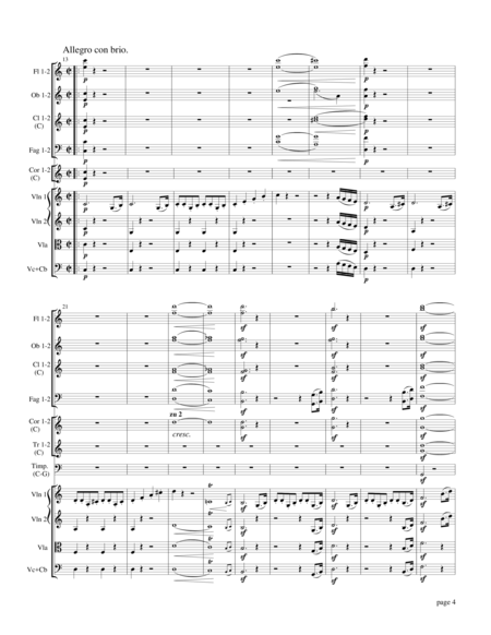 Beethoven——Symphony No. 1 in C Major (Orchestra full score)