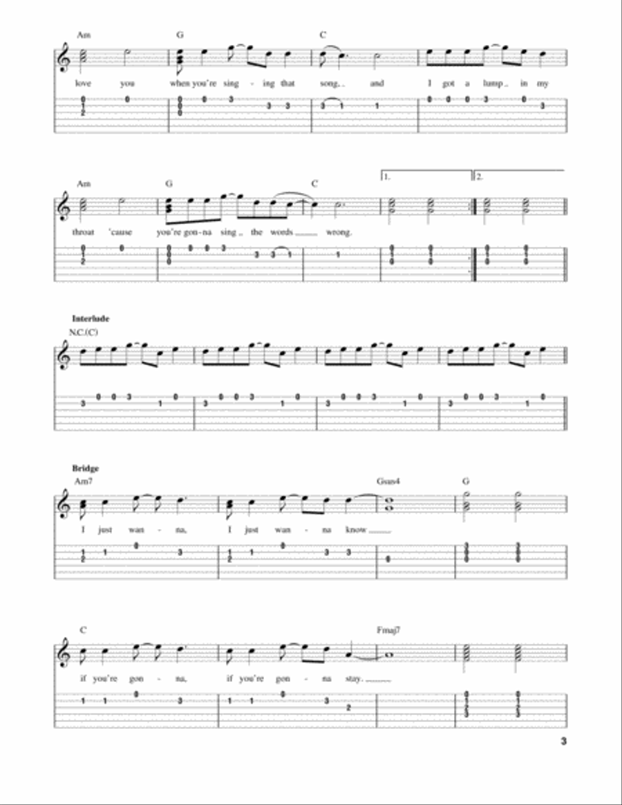 Riptide Acoustic Guitar scores gallery preview page 3