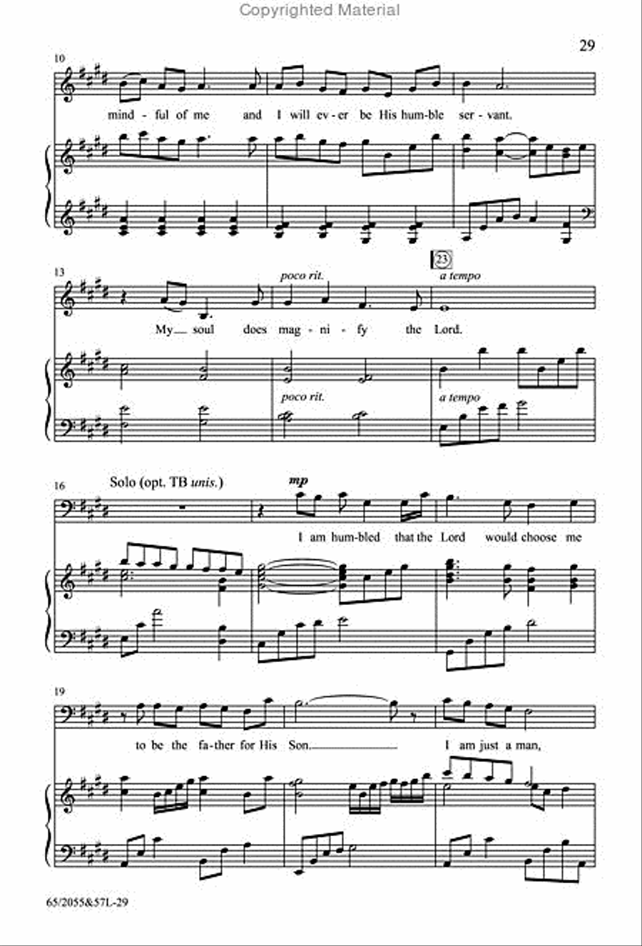 Bethlehem's Child - SATB Score with Performance CD 4-Part scores gallery preview page 12