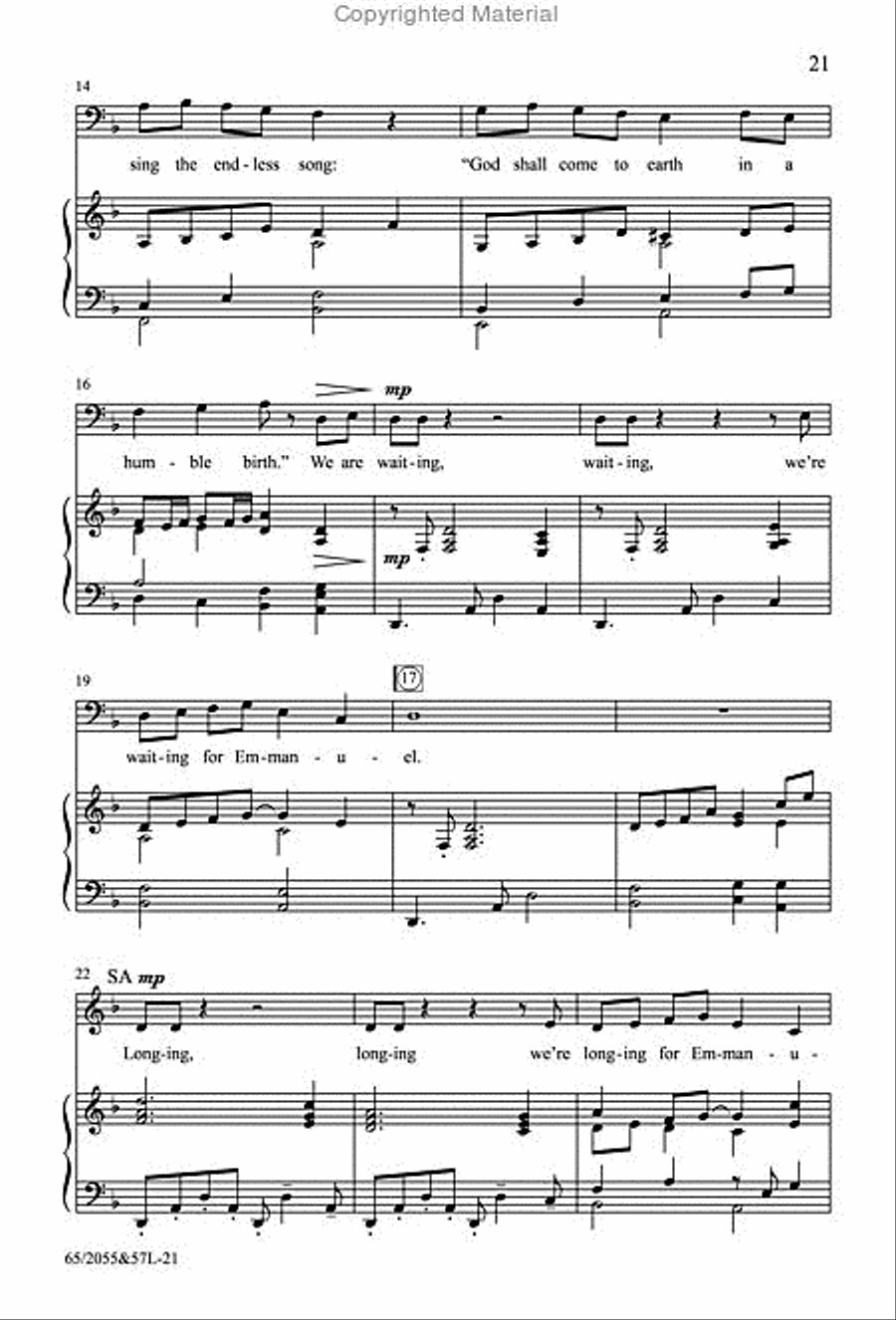Bethlehem's Child - SATB Score with Performance CD 4-Part scores gallery preview page 9