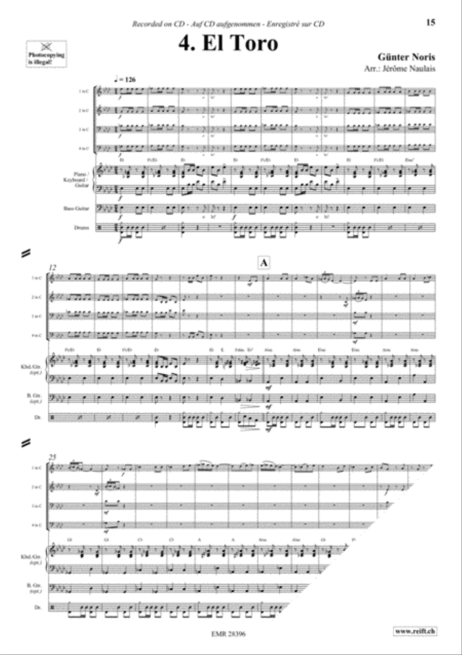 Let's Dance Volume 2 Let's Dance Volume 2 Brass Ensemble scores gallery preview page 6