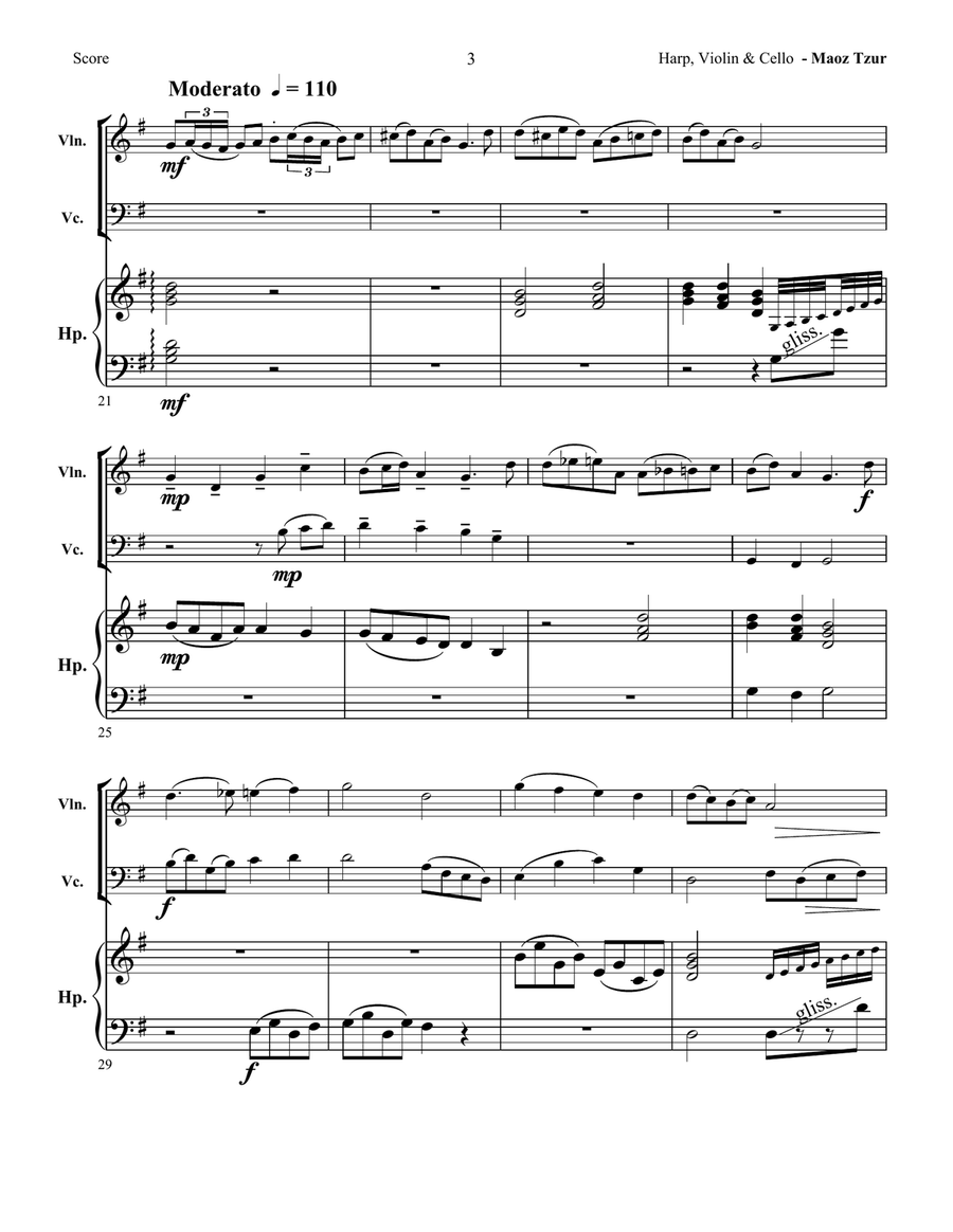 Maoz Tzur - Rock of Ages Maoz Tzur - Rock of Ages Small Ensemble scores gallery preview page 3