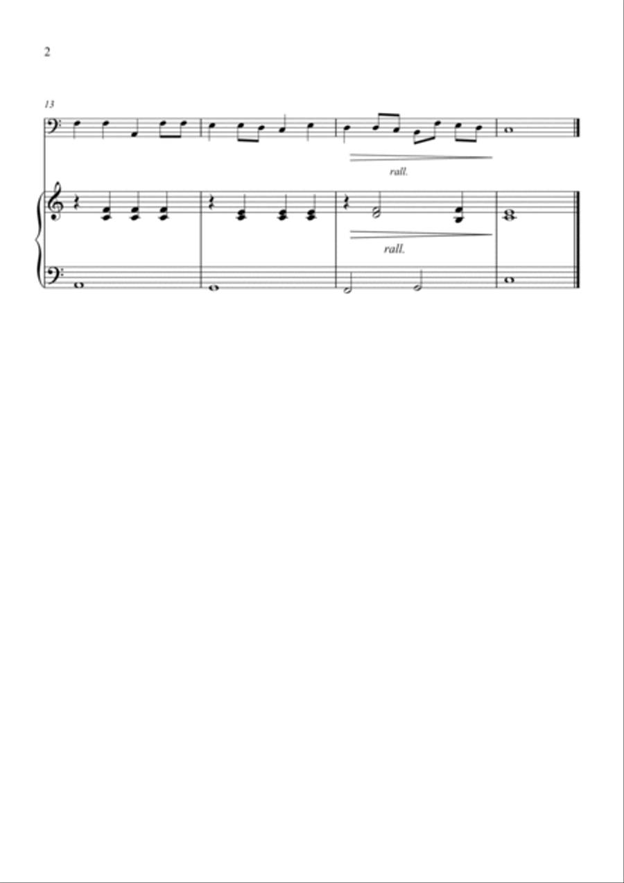 At the Cross Easy Piano scores gallery preview page 2