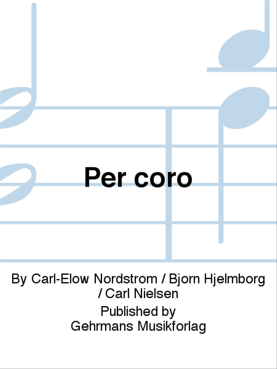 Per coro 4-Part scores gallery preview page 1