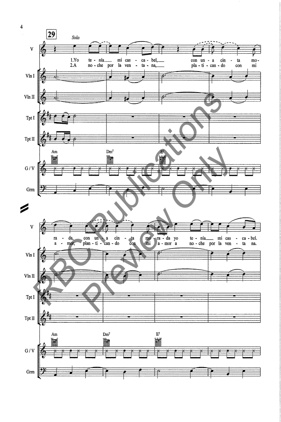 El Cascabel Voice scores gallery preview page 6