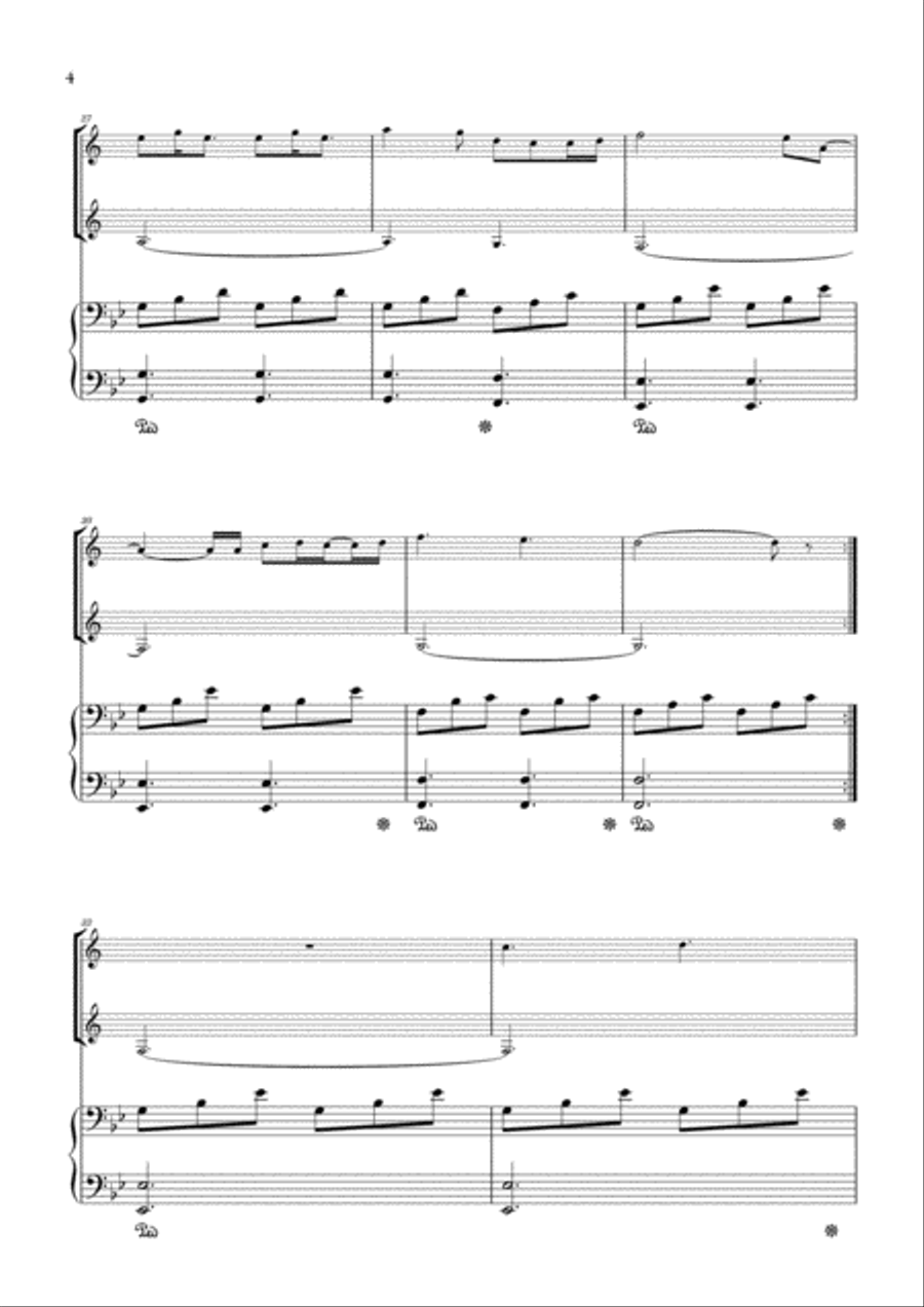 A Thousand Years Woodwind Ensemble scores gallery preview page 4