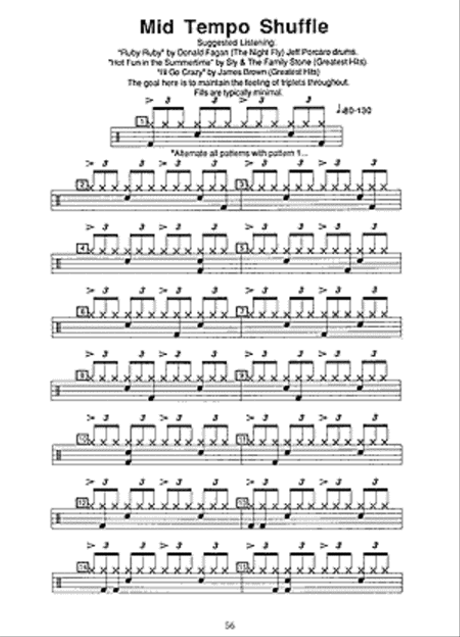 Complete Modern Drum Set Drum Set scores gallery preview page 3