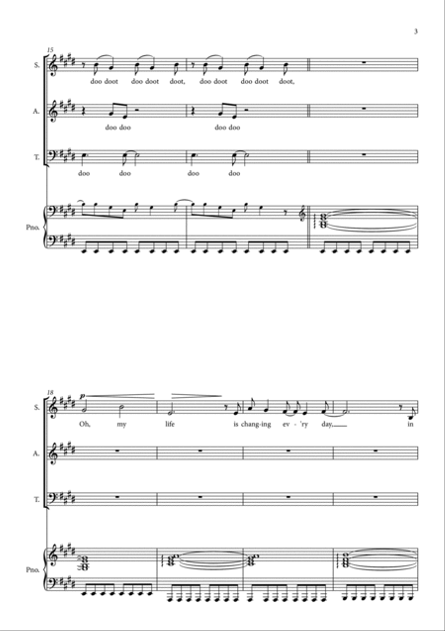 Dreams 3-Part scores gallery preview page 3