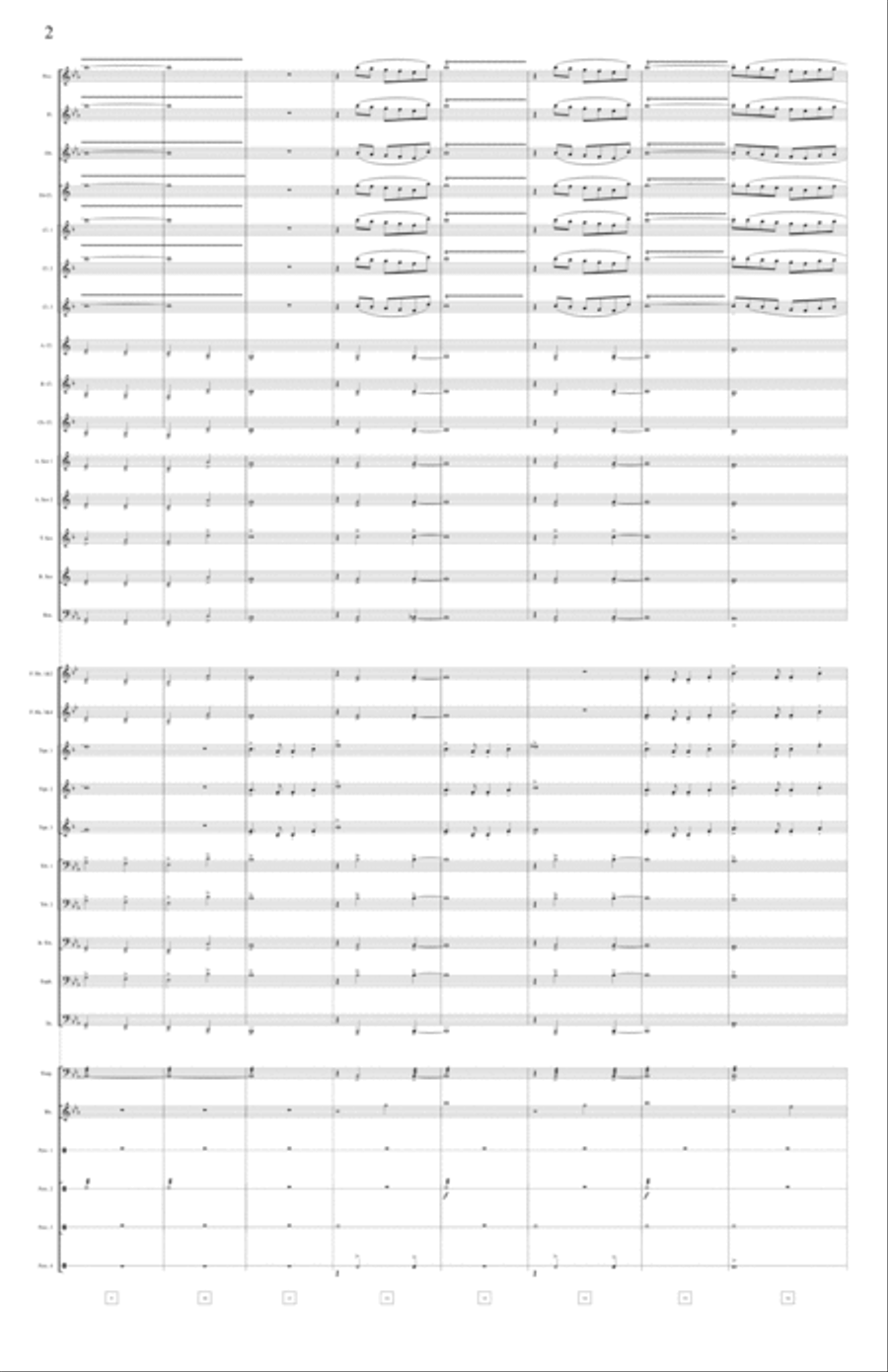A Hollywood Overture - score and parts Concert Band scores gallery preview page 4