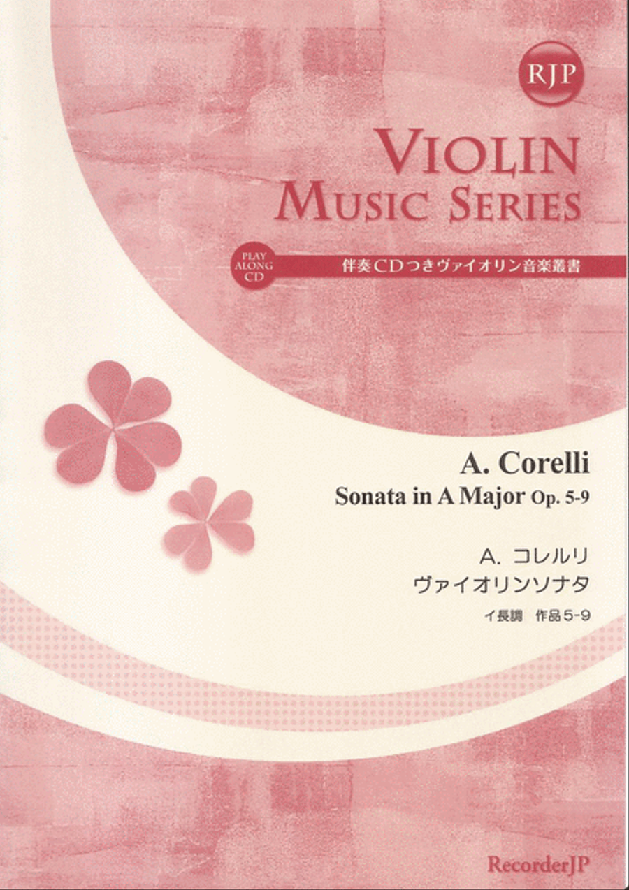 Sonata in A Major, Op. 5-9 Violin scores gallery preview page 1