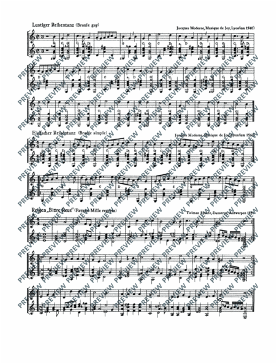 Alte Tanzstücke Alte Tanzstücke Recorder scores gallery preview page 5