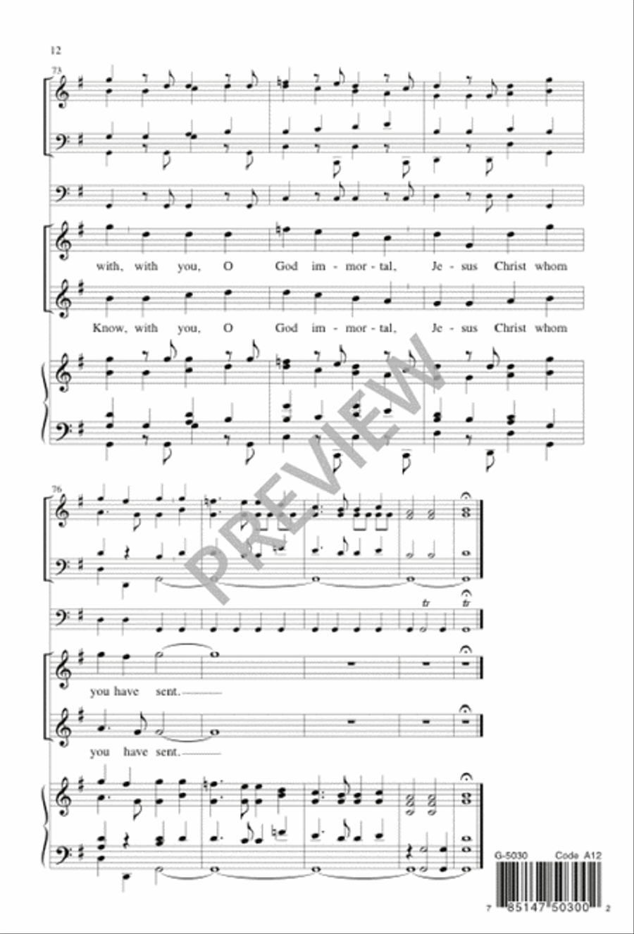Sing with All the Saints Sing with All the Saints 4-Part scores gallery preview page 12
