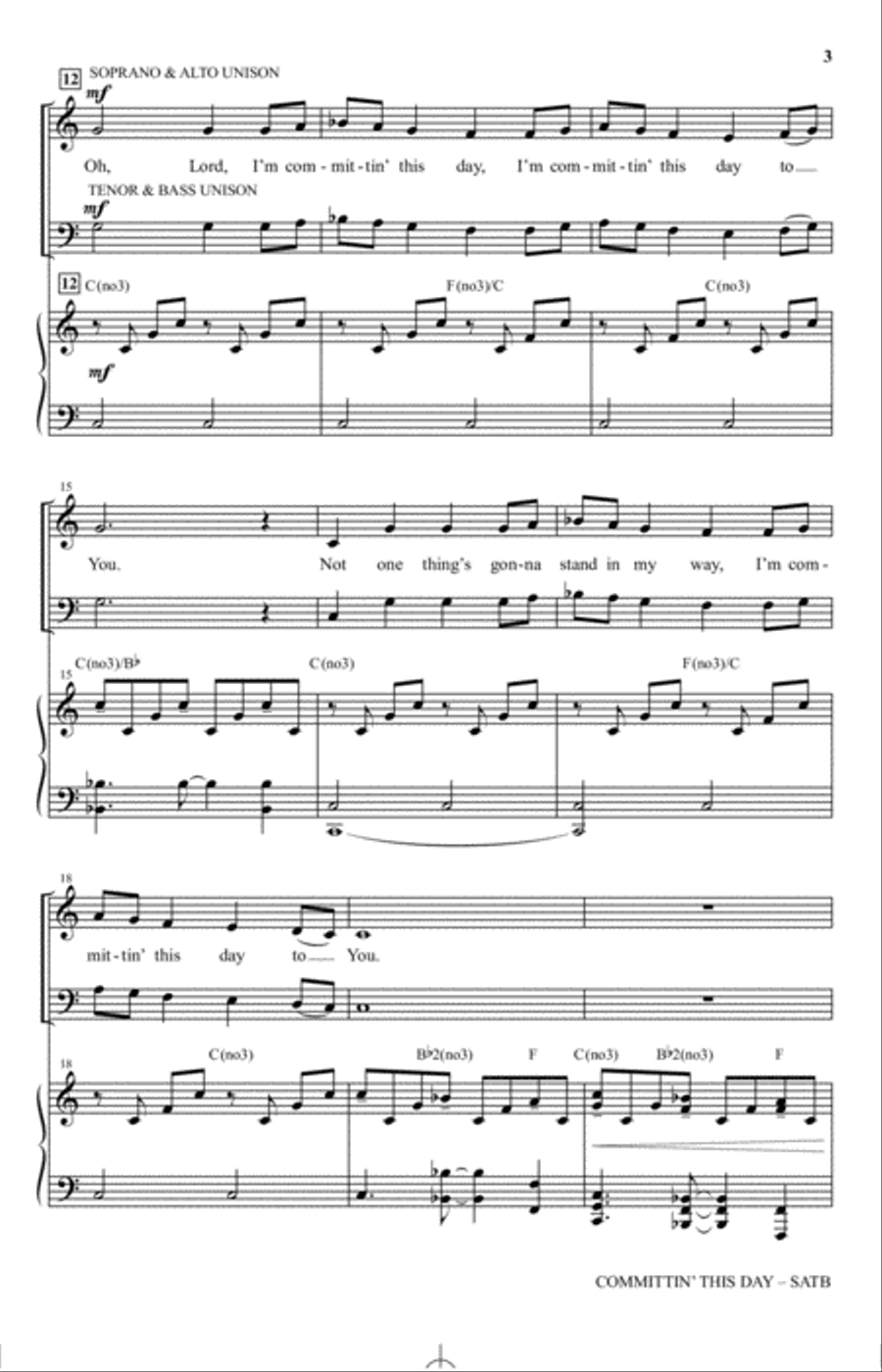 Committin' This Day 4-Part scores gallery preview page 2