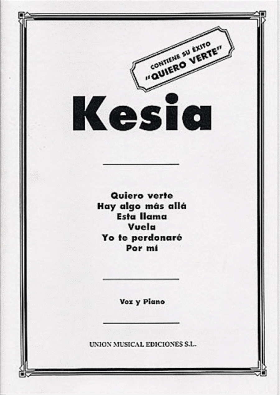Kesia Rut Barriga Gomes: 'Quiero Verte' Voice Solo scores gallery preview page 1