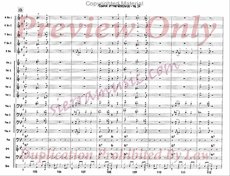 Jumpin' At The Woodside Jazz Ensemble scores gallery preview page 15