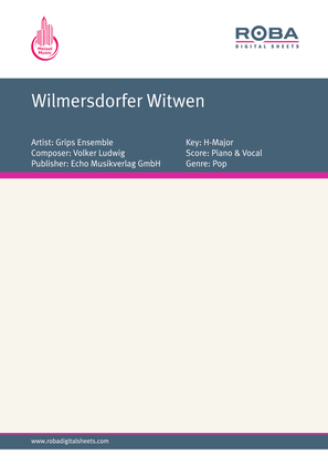Book cover for Wilmersdorfer Witwen