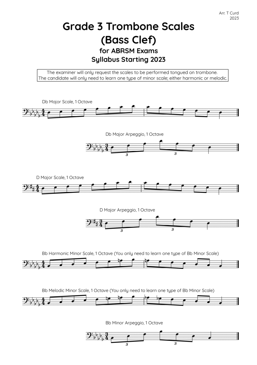 Abrsm trombone shop