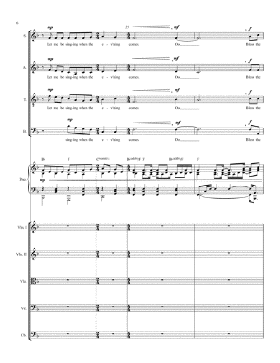 10,000 Reasons (Bless The Lord) 4-Part scores gallery preview page 6
