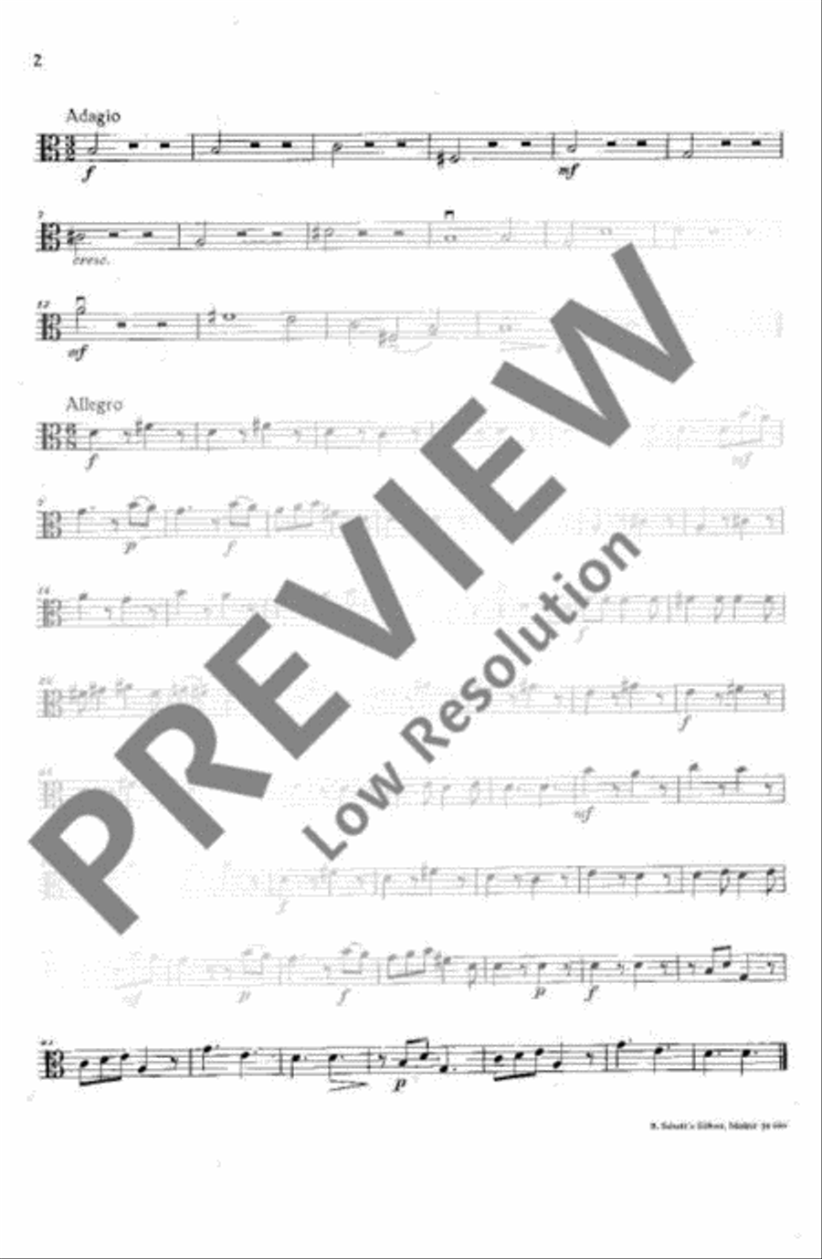 Concerto G Major Viola scores gallery preview page 3