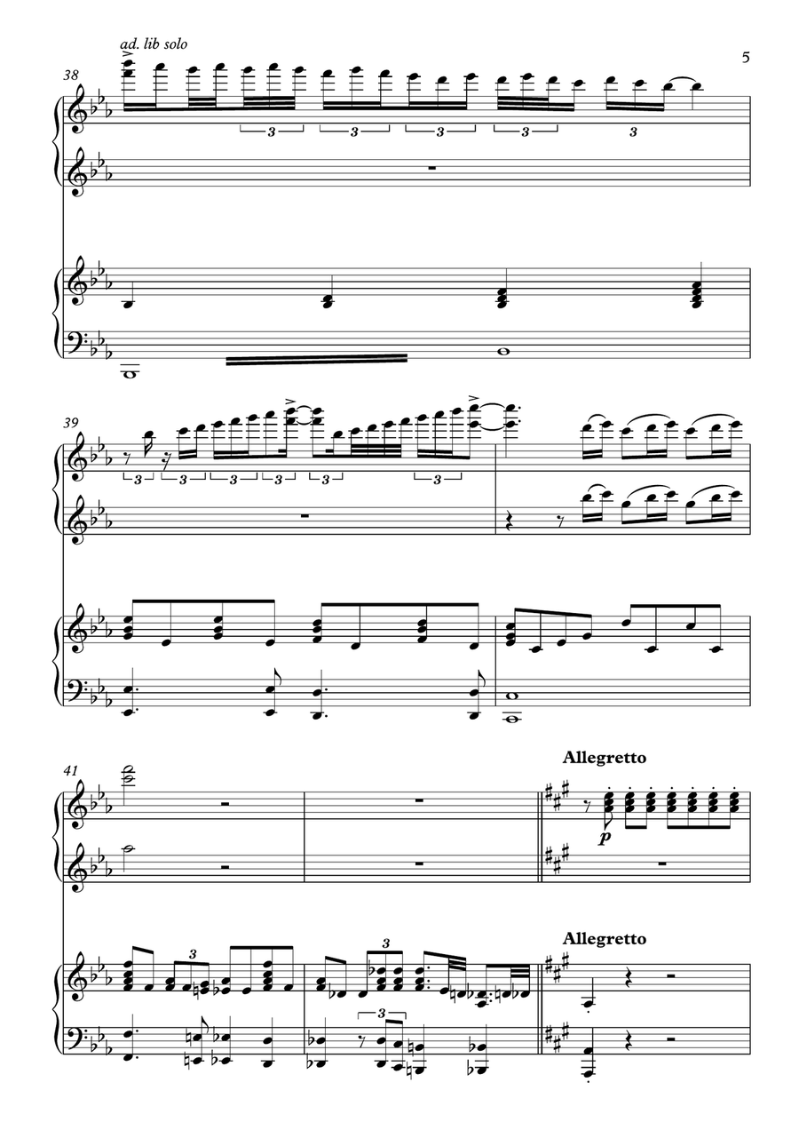 Bohemian Rhapsody 1 Piano, 4-Hands scores gallery preview page 5
