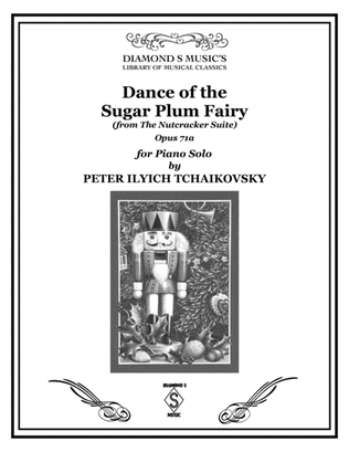 Book cover for DANCE OF THE SUGAR PLUM FAIRY from The Nutcracker Suite by Tchaikovsky for Piano Solo