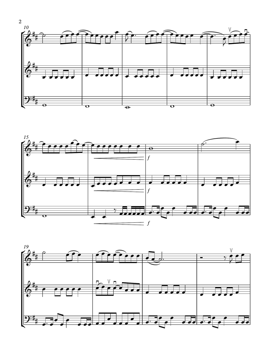 All Of The Lights String Trio scores gallery preview page 2
