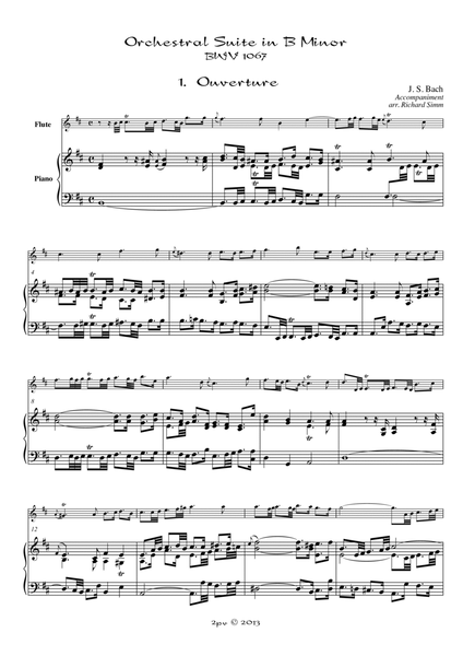 Suite in B minor, for Flute and Piano